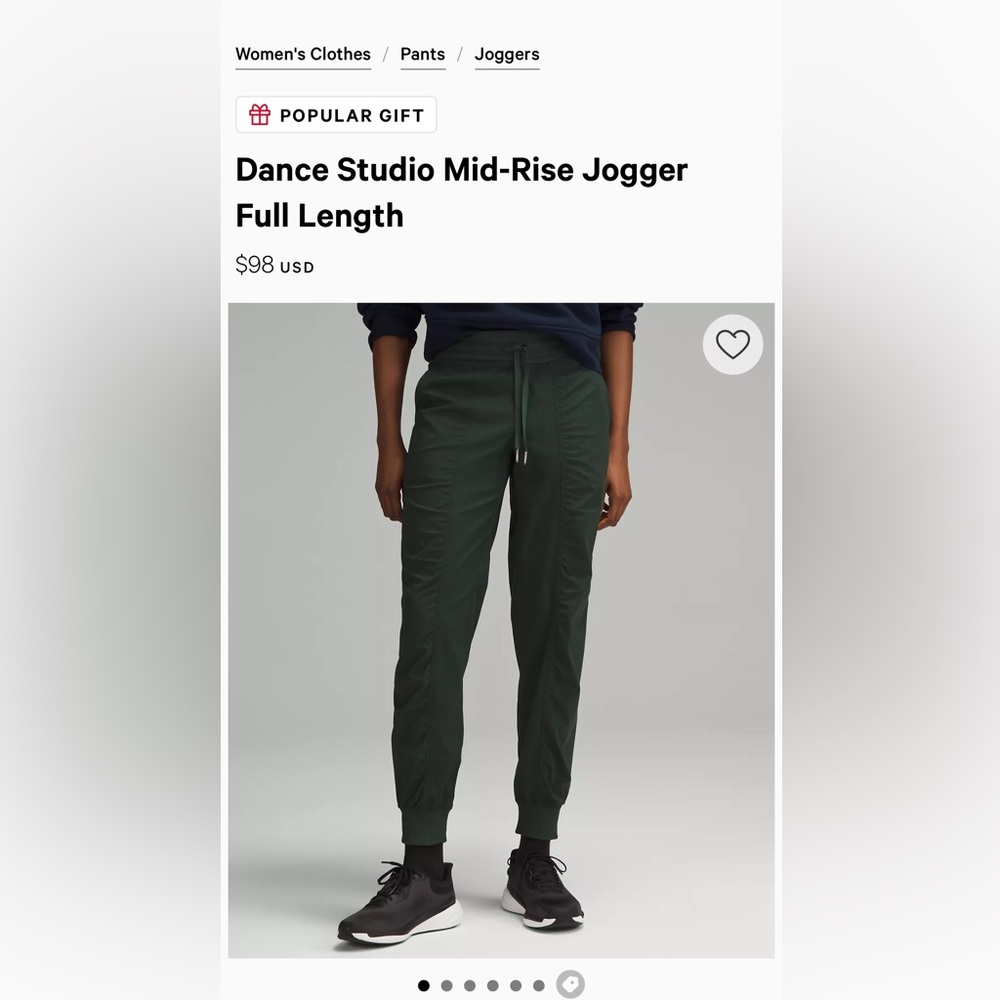 Lululemon Dance Studio Mid-Rise Jogger